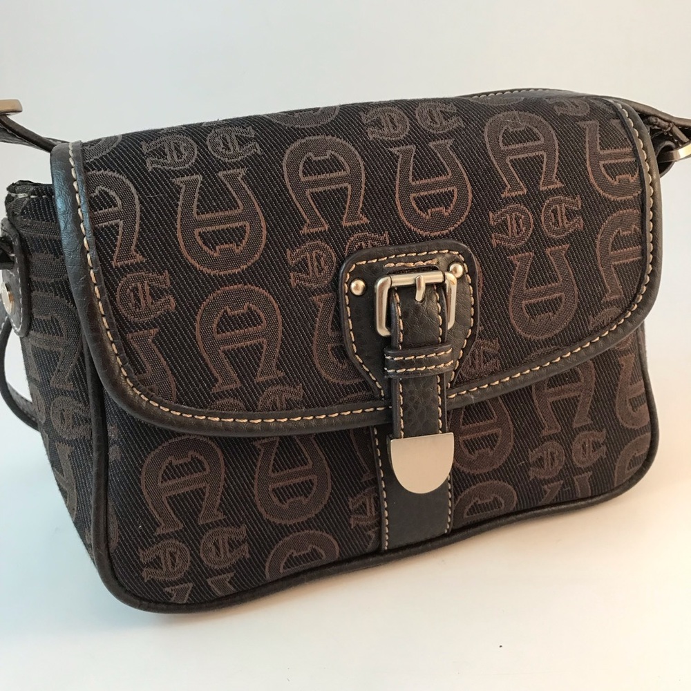 Etienne Aigner Signature Designer Crossbody Bag